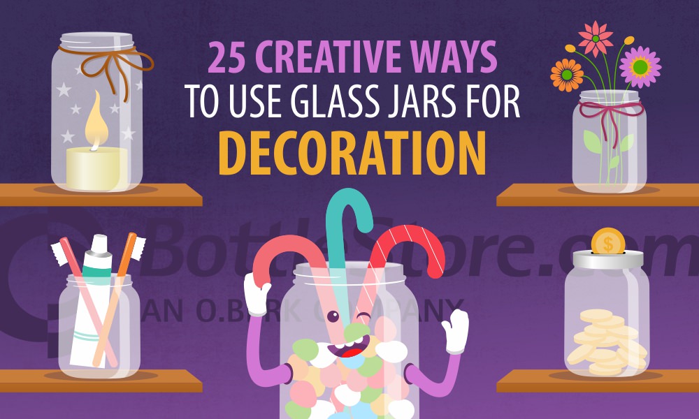 25 Creative Ways to Use Glass Jars for Decoration