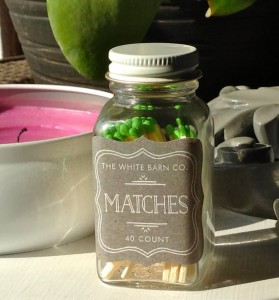 Glass Jars for Matches