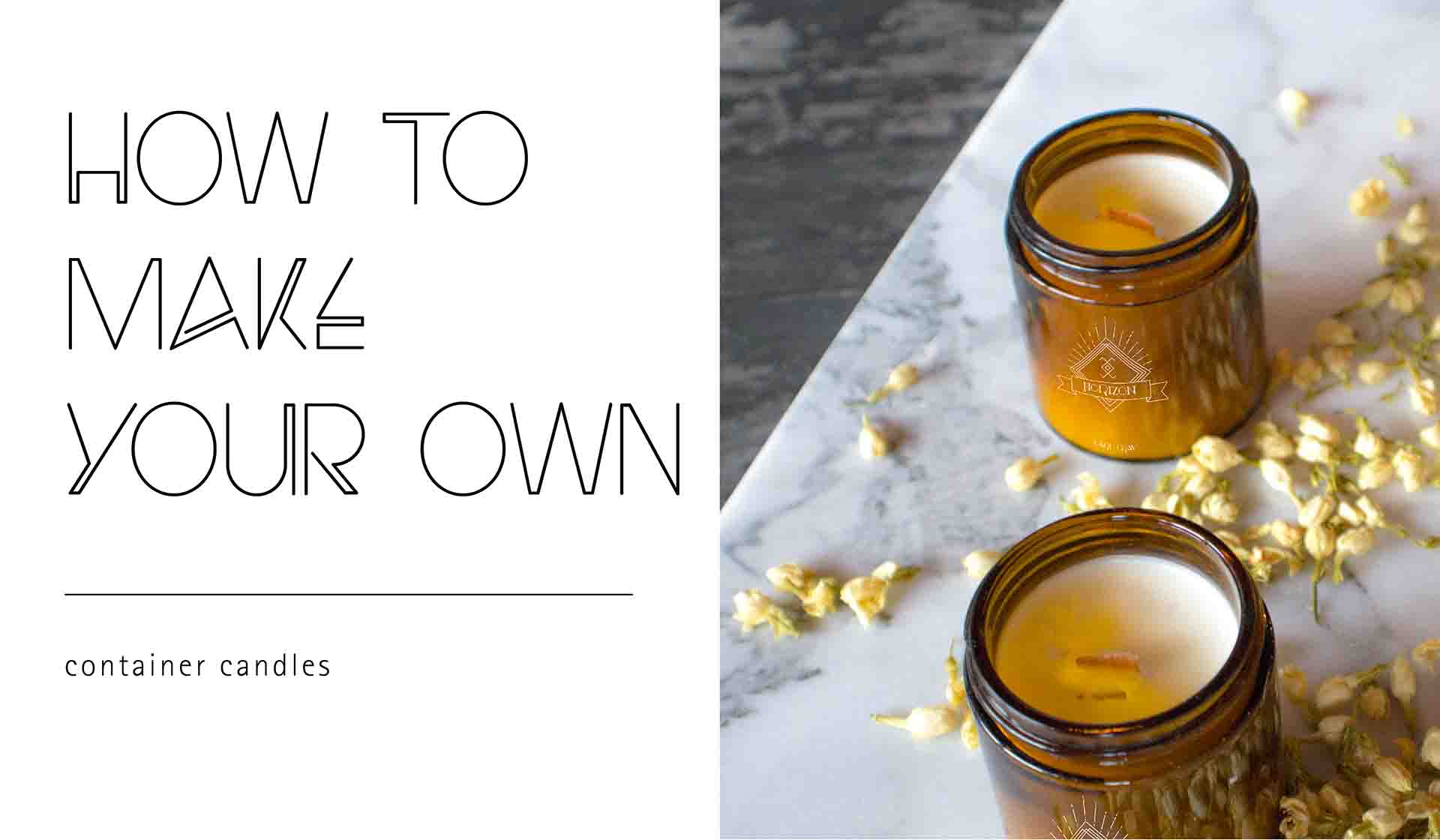 How to Make Your Own Container Candles