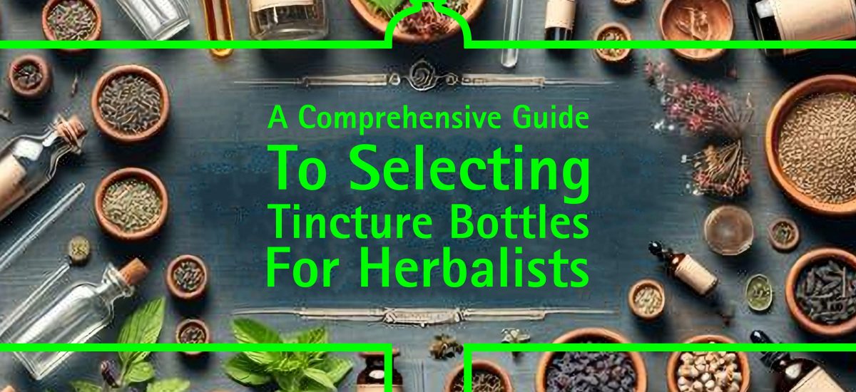 A Comprehensive Guide To Selecting Tincture Bottles For Herbalists